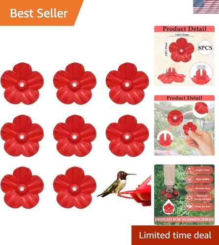 Realistic red hummingbird - realistic,