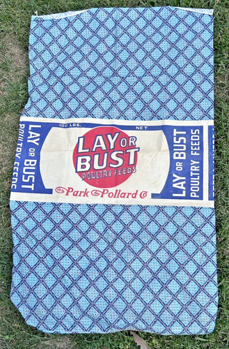 Vintage chicken feed sack - vintage,