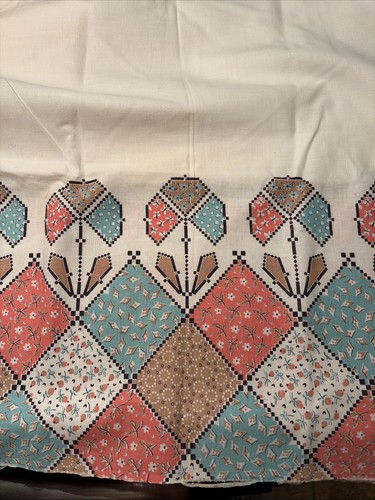 Vintage feed sacks argyle - 5,