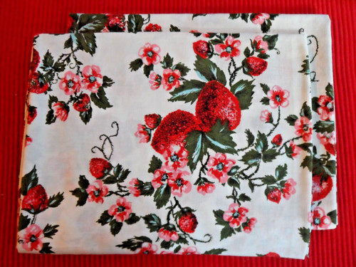 Vintage feed sack fabric - 2,